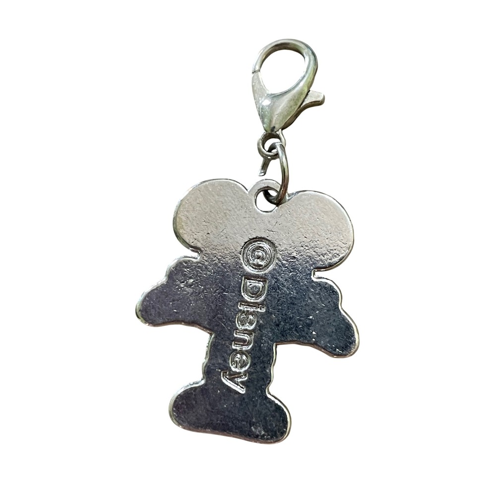 Disney Mickey‎ Mouse Charm Clip On Pendant Silver Tone Cartoon Character - Picture 3 of 3